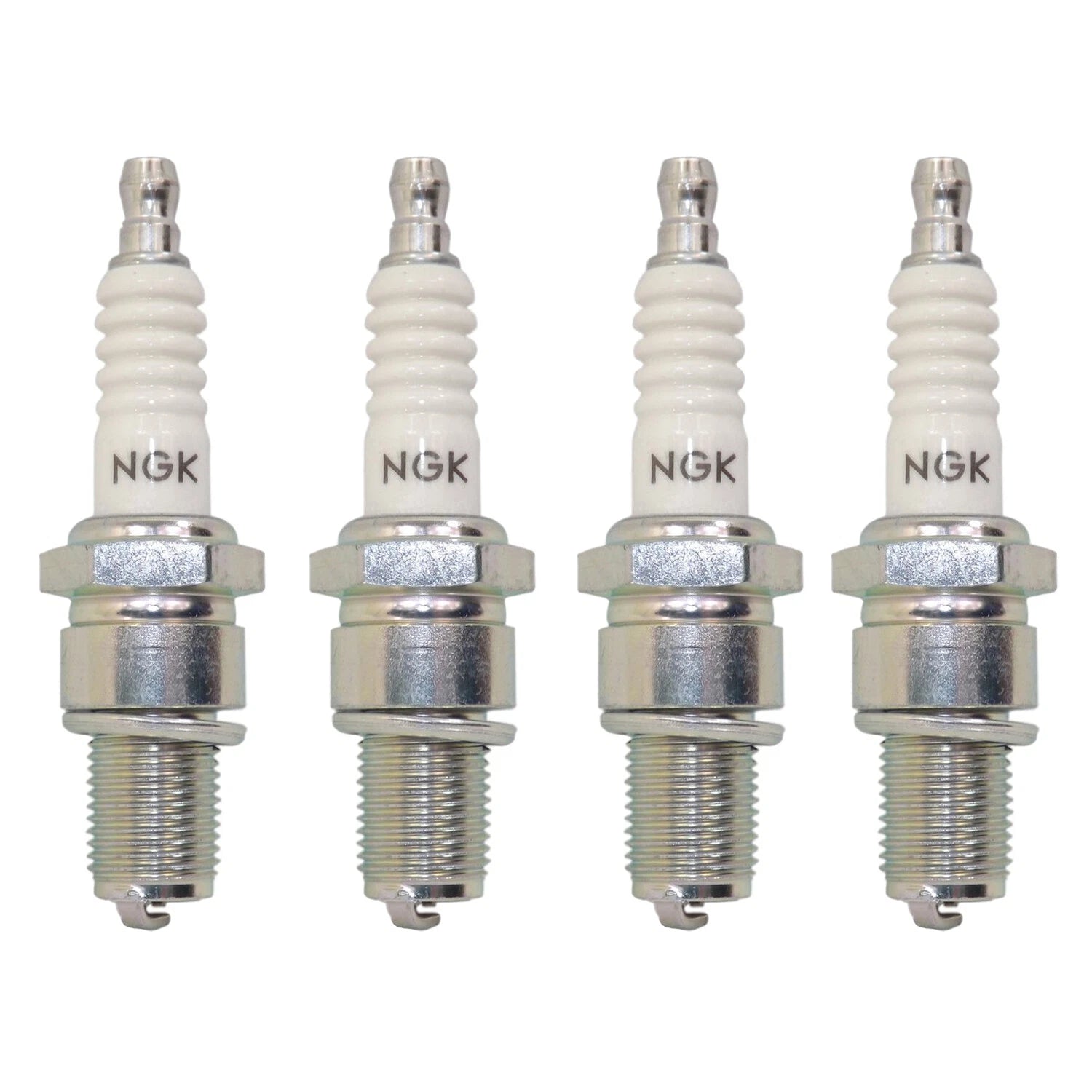 Set of 4 NGK Standard Spark Plugs 2329 for Mazda RX-7 (1981–1985)