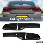 Tail Light Cover for Dodge Charger (2015–2024) ABS Smoked Black