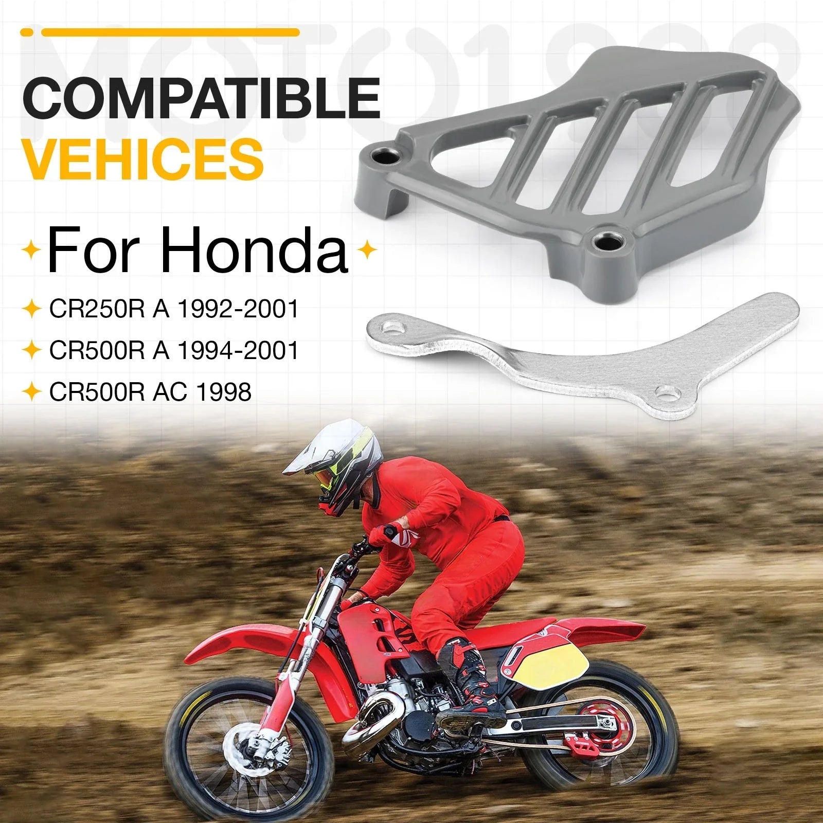 Front Sprocket Cover Case Saver Chain Guide for Honda CR250R (1992–2001)