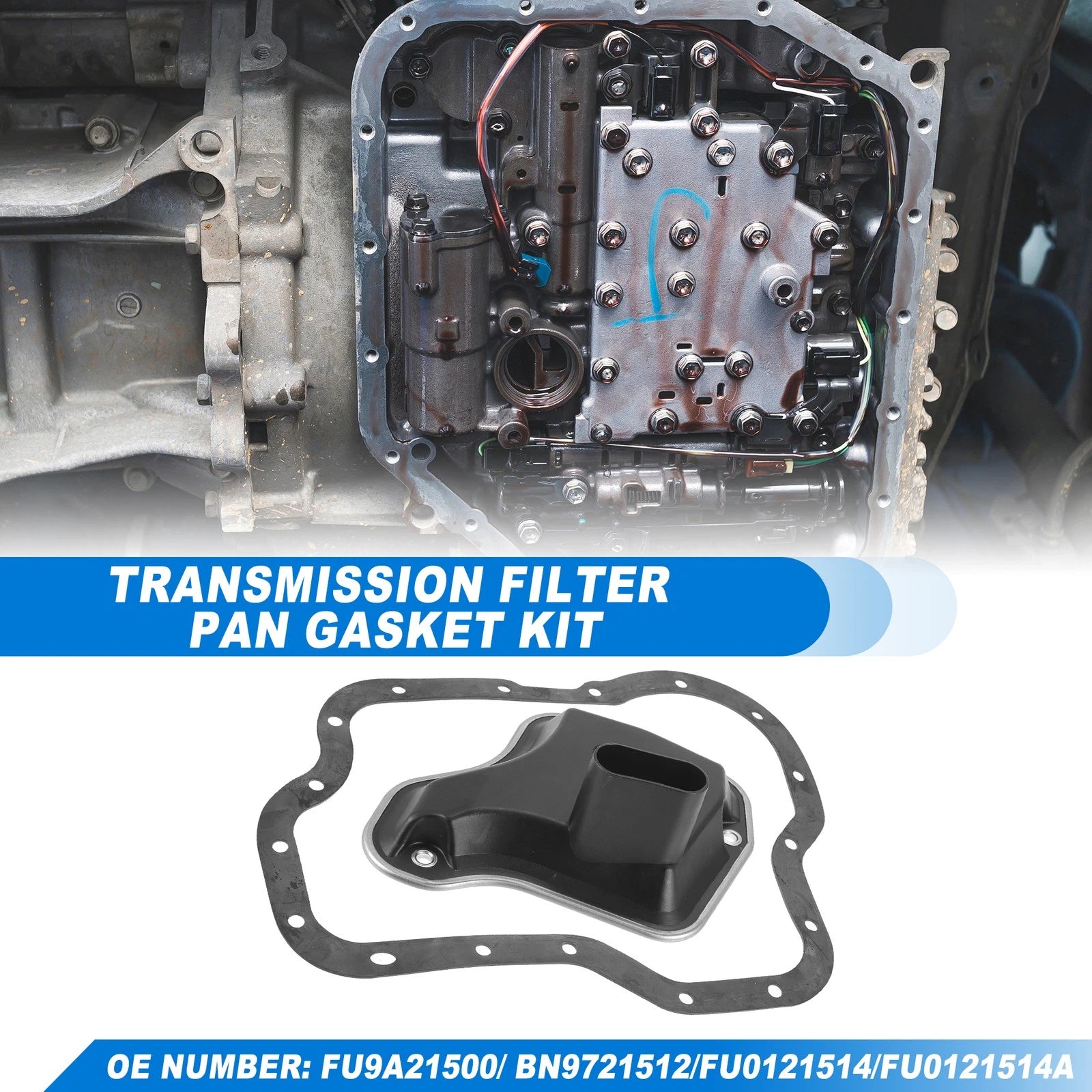 4EAT-G Car Transmission Filter Oil Pan Gasket Kit for Mazda (No.FU9A21500)
