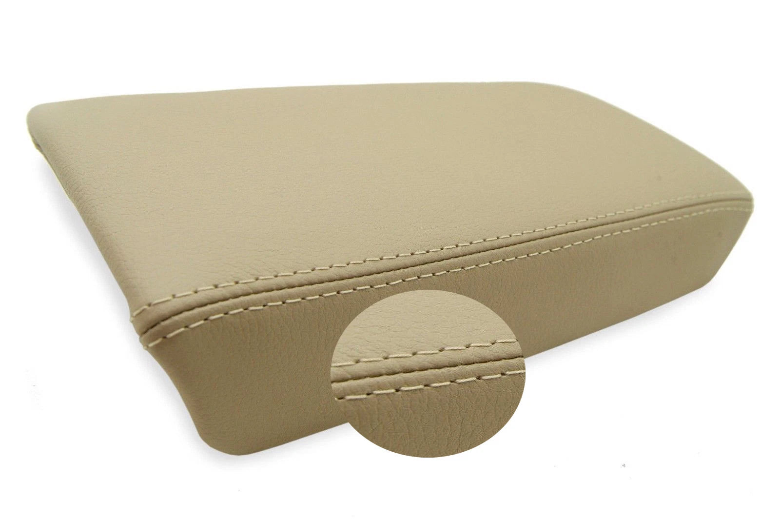 Leather Synthetic Center Console Armrest Cover for Acura TSX (2004–2008) Beige