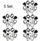 Set of 5 Carburetor Rebuild Kits for Mercury Mariner 6-25HP (1980–1995) 1395-97611 18-7212