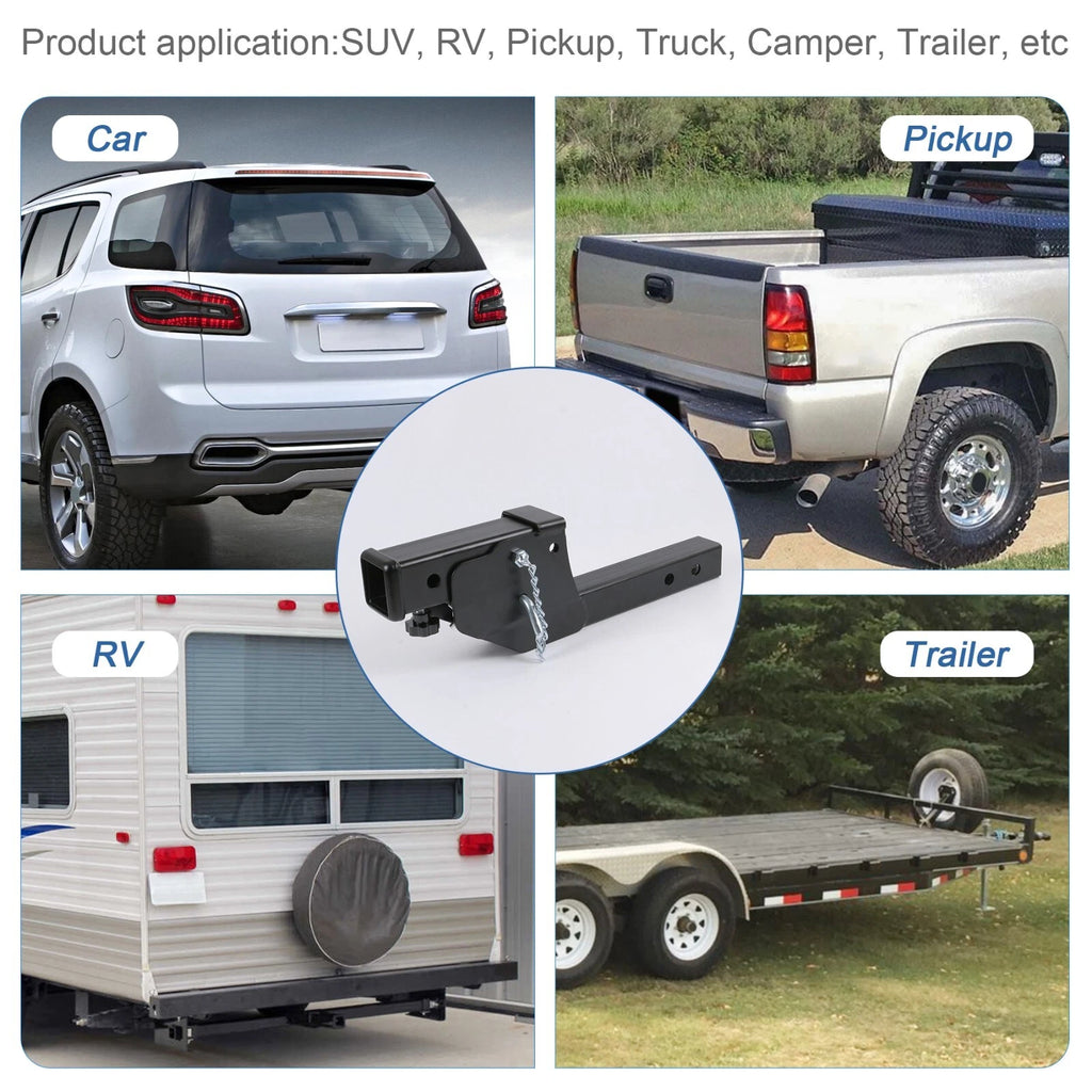 2'' Trailer Hitch Adapter for Cargo Wheelchair Carrier (500lbs)