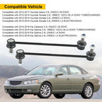 Set of 2 Front Sway Bar End Links for Hyundai Sonata Azera Kia Cadenza Optima (2012–2015)