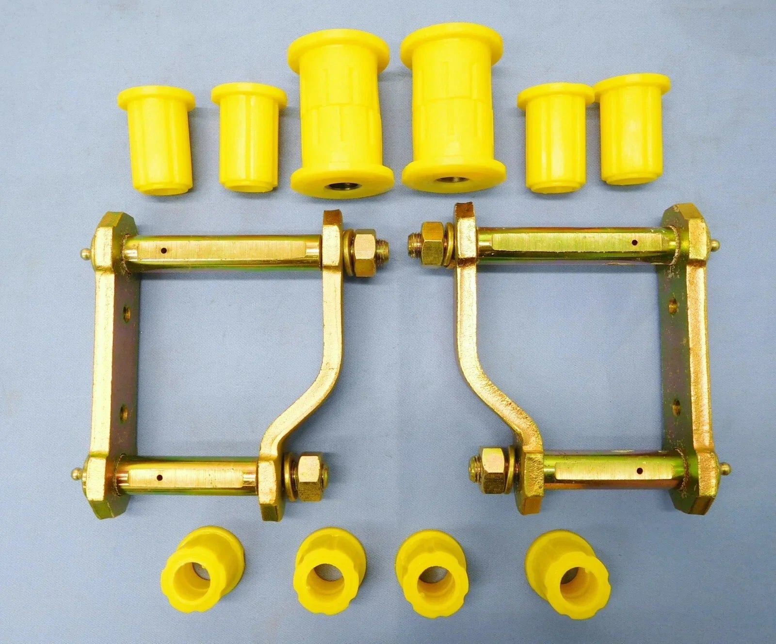 Greaseable Spring Shackles & Poly Bush Kit for Toyota Hilux GUN126R (2015-)