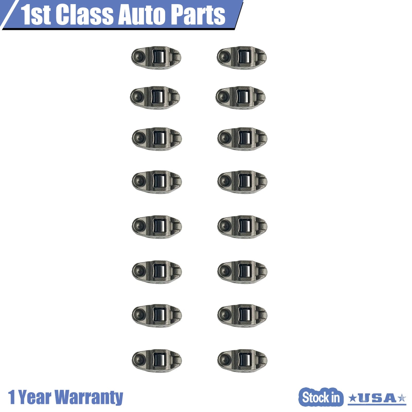 Set of 16 Rocker Arms for Buick Cadillac Chevrolet GMC ATS LaCrosse (1999–2017)