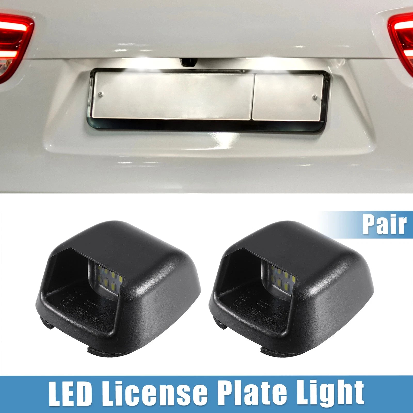 2X White LED License Plate Light 26510-ZP50A 3528SMD for Nissan Frontier (2005–2019)