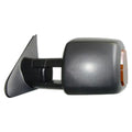 Replacement Black Textured Driver Power Door Mirror w/Heated Glass w/Turn Signal