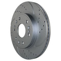Set of 2 Front Drill Coat 330mm Brake Rotors for Cadillac Chevy GMC