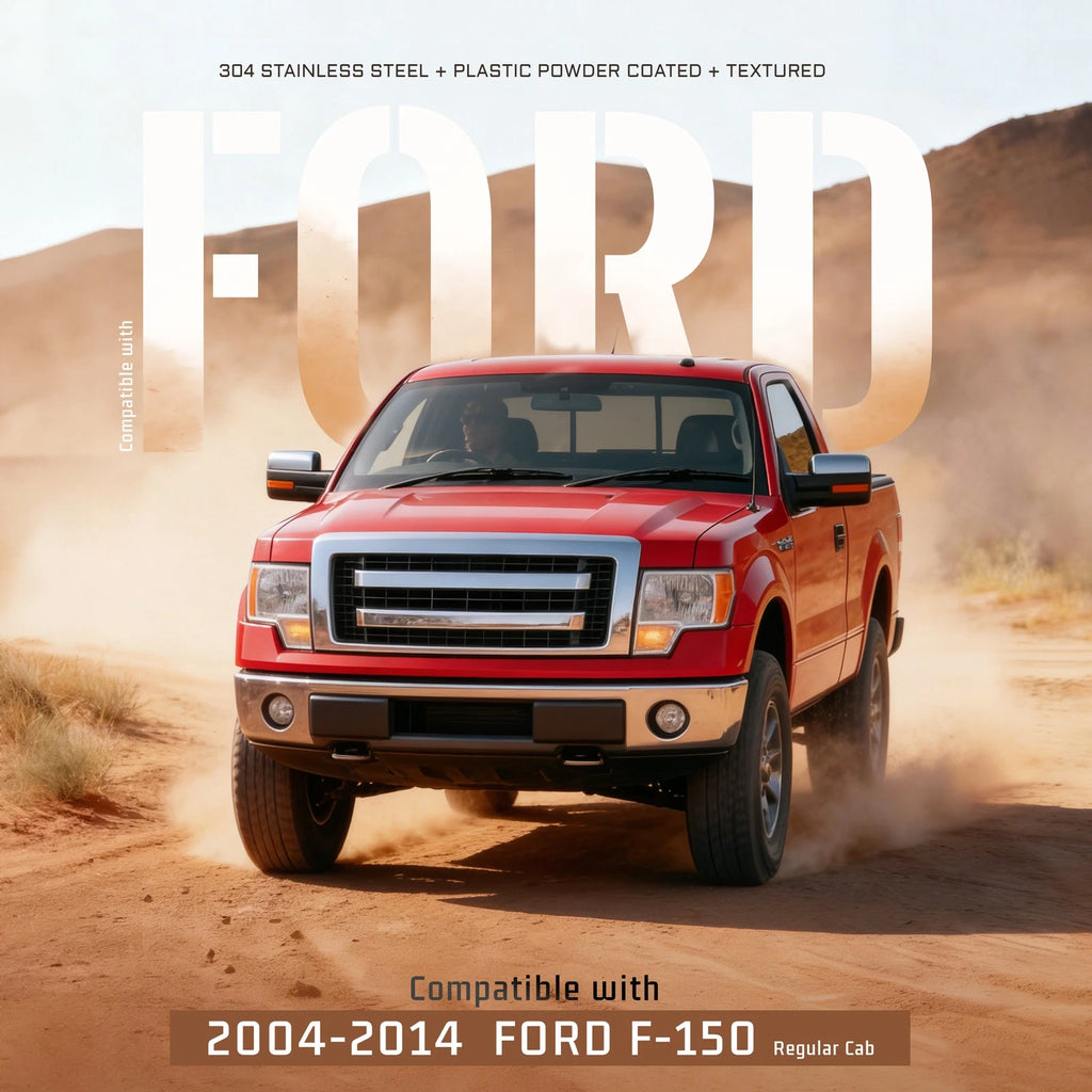 6" Running Boards Side Steps for Ford F-150 Regular Cab (2004–2014)