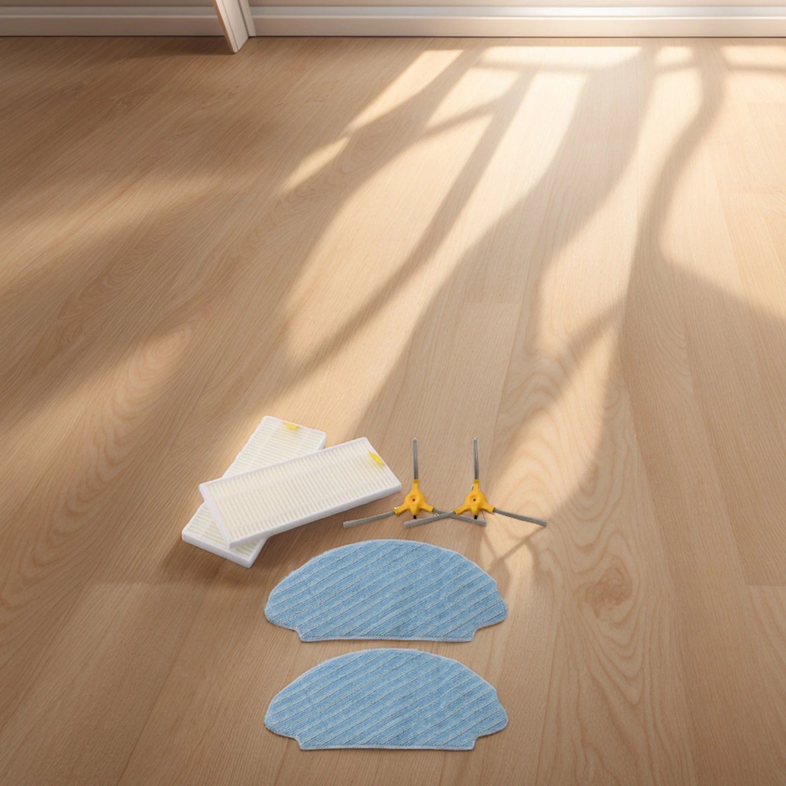 Vacuum Robot Filter Set of 4 Cleaning Tools with Mop Filters