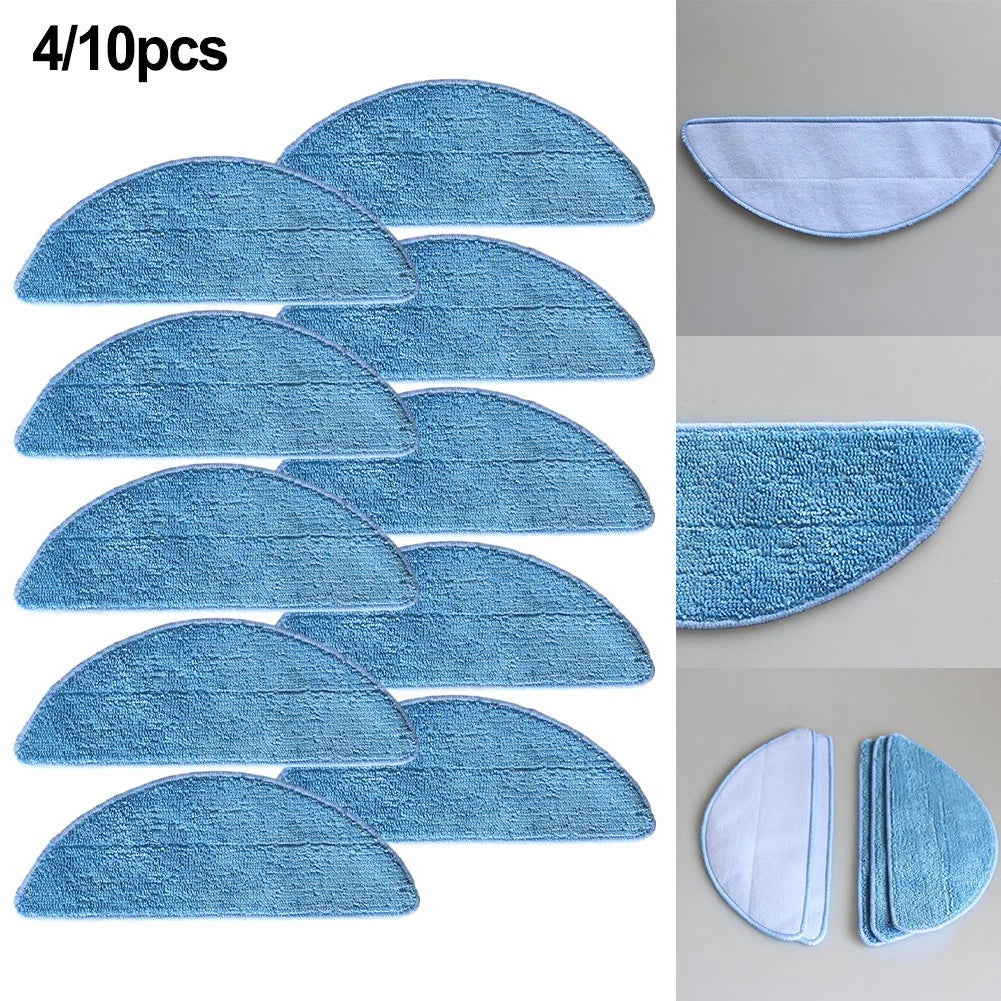 Set of 4 Mop Cloths for Tesvor M2 Robot Cleaner (2019–2023)