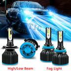 LED Headlight and Fog Light Bulb Kit for Toyota Tundra (2014–2019)