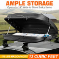 Car Cargo Roof Box Carrier for Universal Vehicles (56.3"x36.8"x16.25")