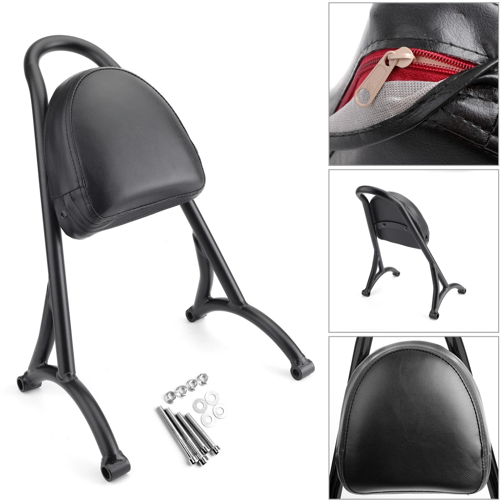 Sissy Bar Backrest Pad for Harley Sportster Iron Nightster 883 1200 (2004–2023)