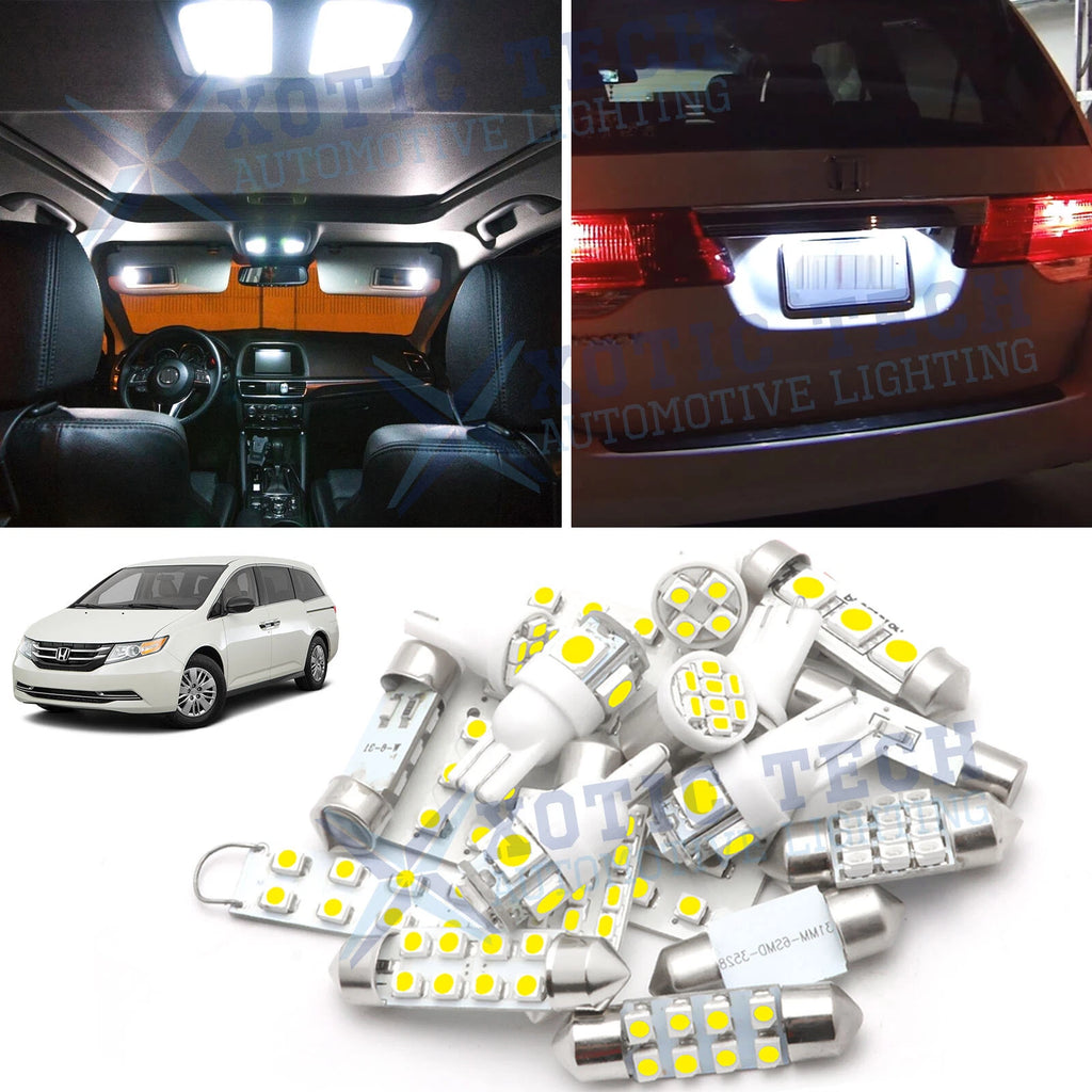 LED Interior Dome Map License Light Kit for Honda Odyssey (2011–2019)