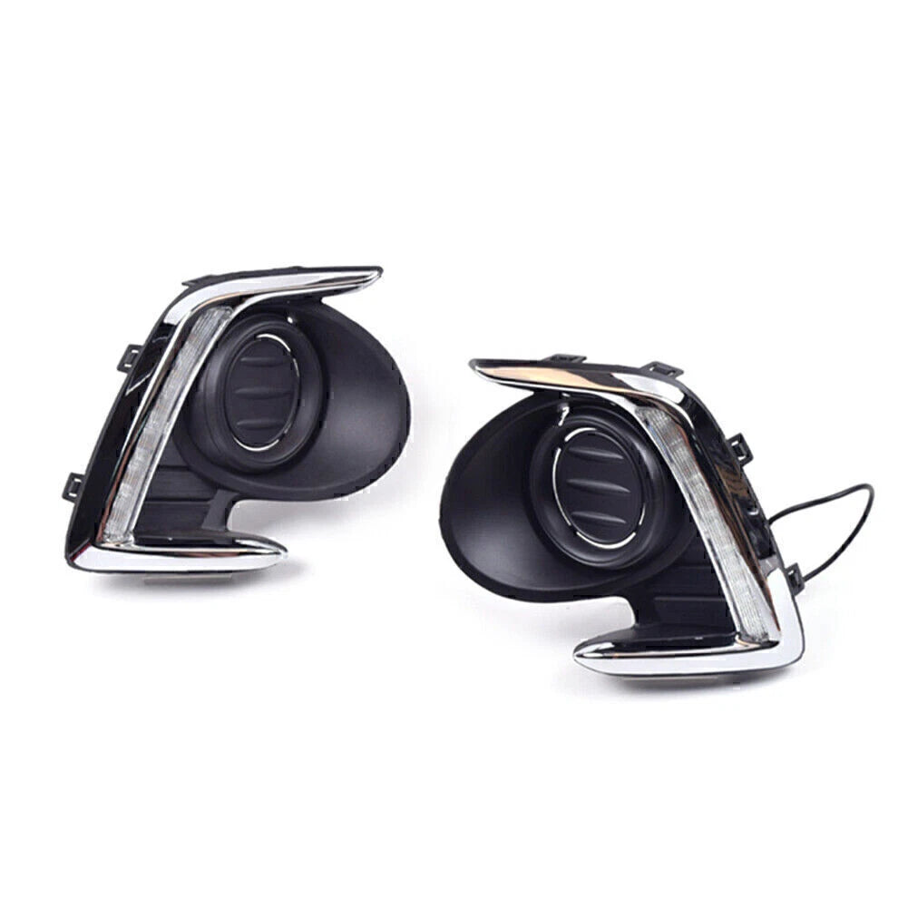 Pair DRL LED Daytime Running Light Lamp for Mitsubishi Attrage/Mirage G4 (2012–2015)