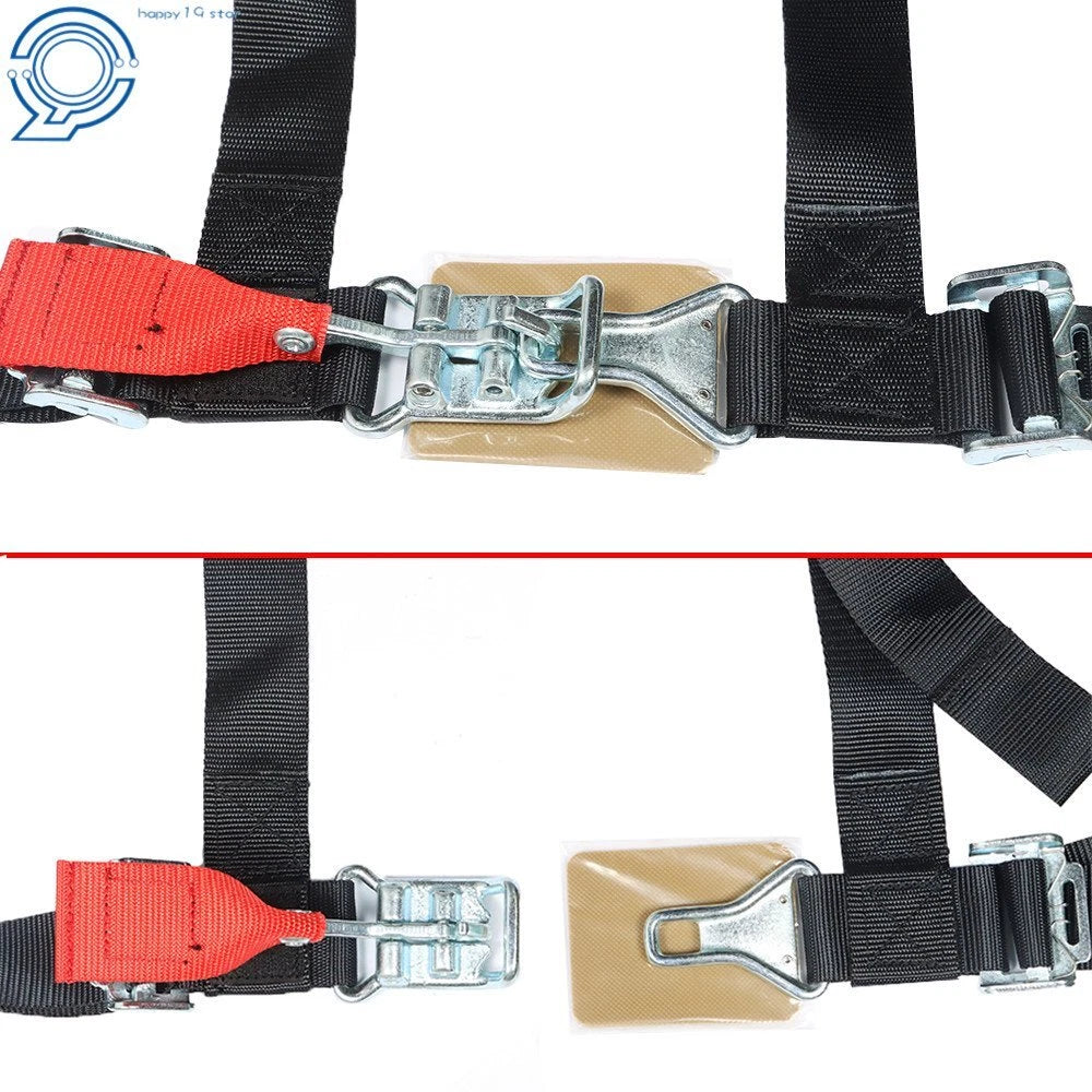 Set of 4 Padded 2" Seat Belt Harness for Polaris RZR XP S 4 1000 (2014–2023)