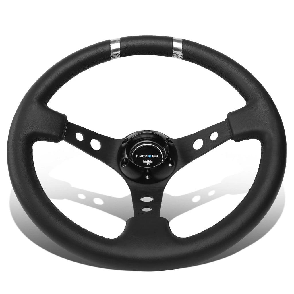 NRG 350mm Deep Dish Racing Steering Wheel for Universal (RST-016R-SL)