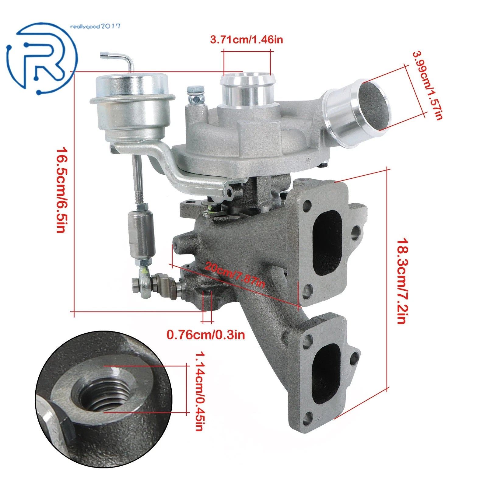 Turbocharger for Polaris RZR XP (2016-2021)