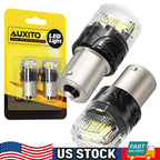 2X AUXITO 1156 LED Reverse Backup Light Bulbs BA15s (6500K, 4000LM)
