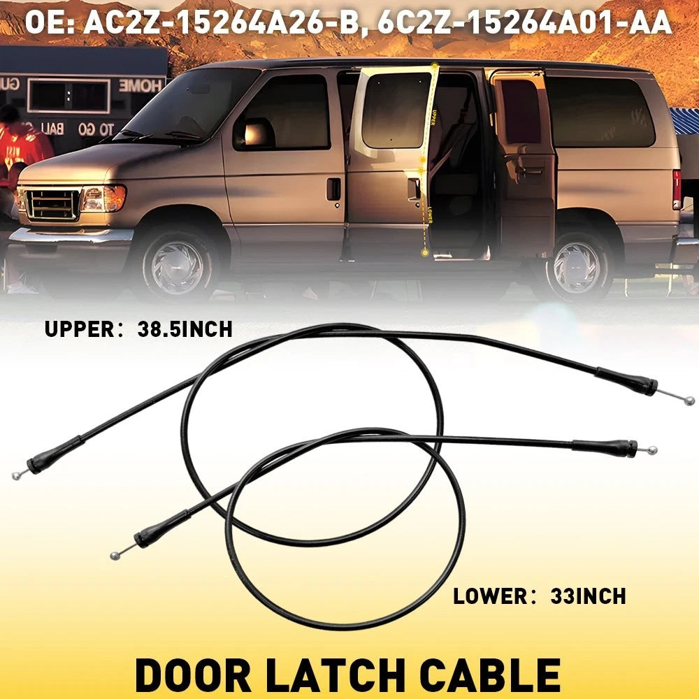 Side Cargo Door Latch Release Cable for Ford E150 E250 (2004–2014)