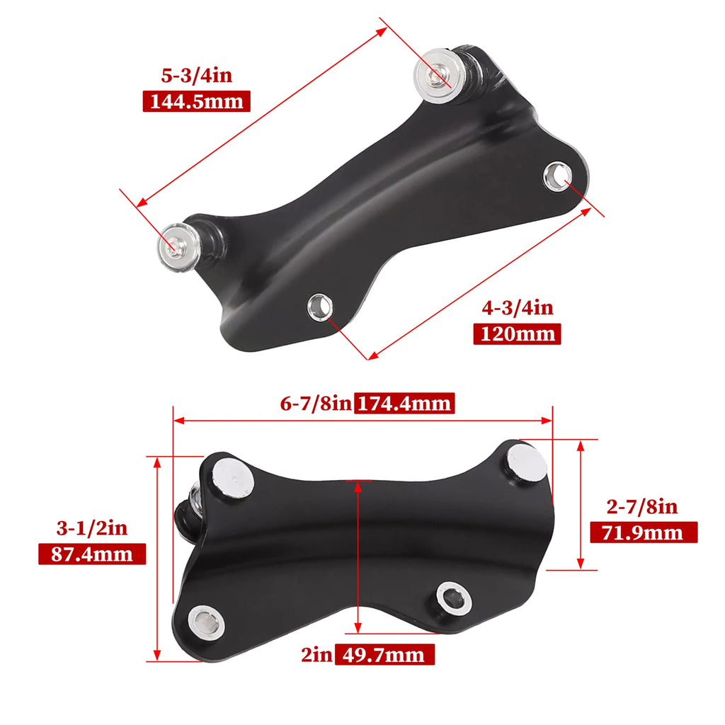Set of 4 Docking Hardware Kit for Harley Touring Street Glide Road King (2014–2026)