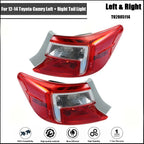 Set of 2 Tail Light Assembly for Toyota Camry (2012–2014)