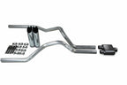 2.5" Dual Exhaust Kit for Ford F150 (2021–2025) - 1 Chamber Muffler, Slash Tips