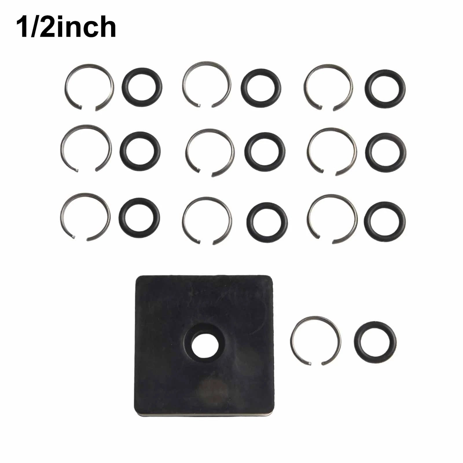 10 Piece Retainer Ring and O Ring Kit for Electric Pneumatic Wrenches