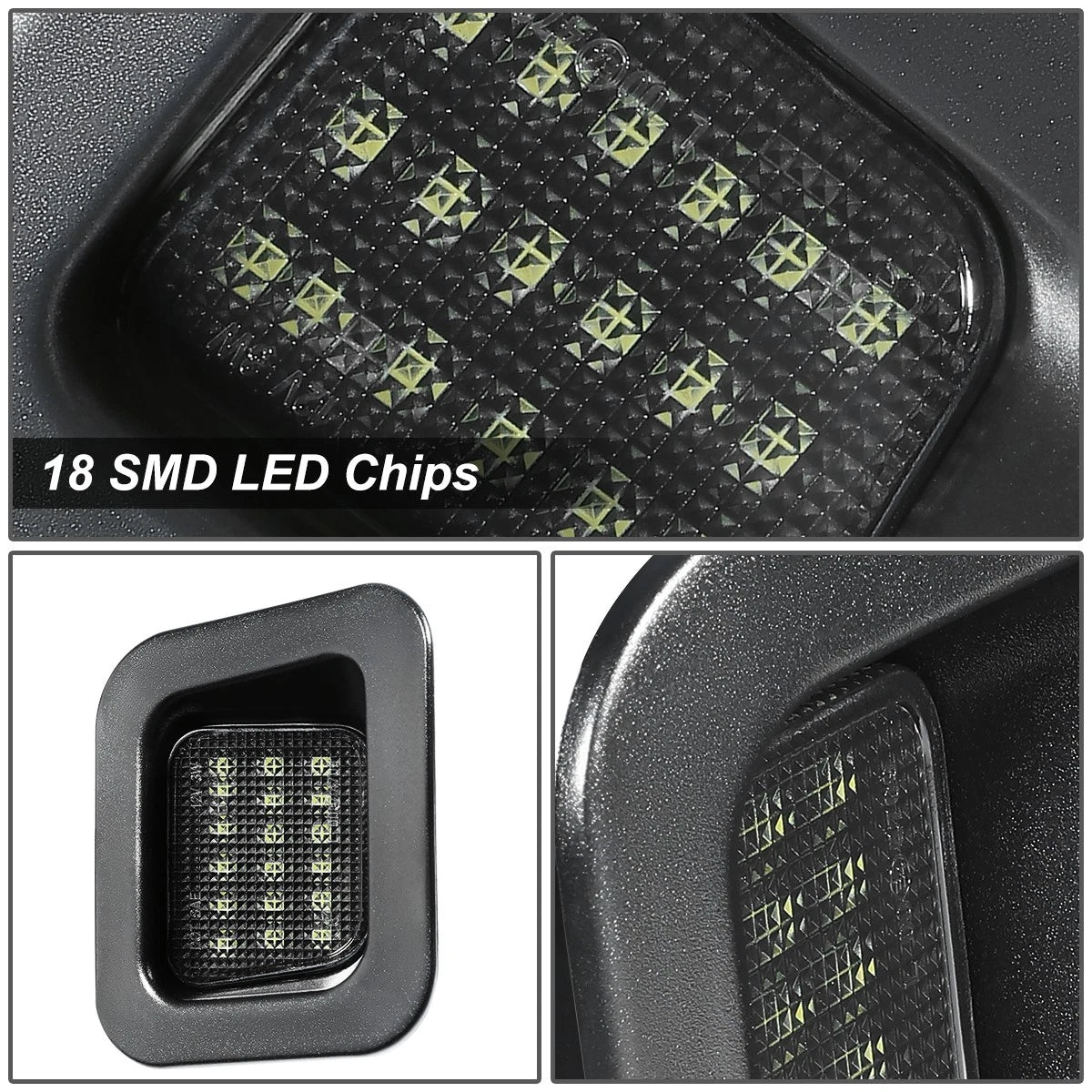 2X LED License Plate Light for Dodge Ram 1500 2500 3500 (2003–2021)