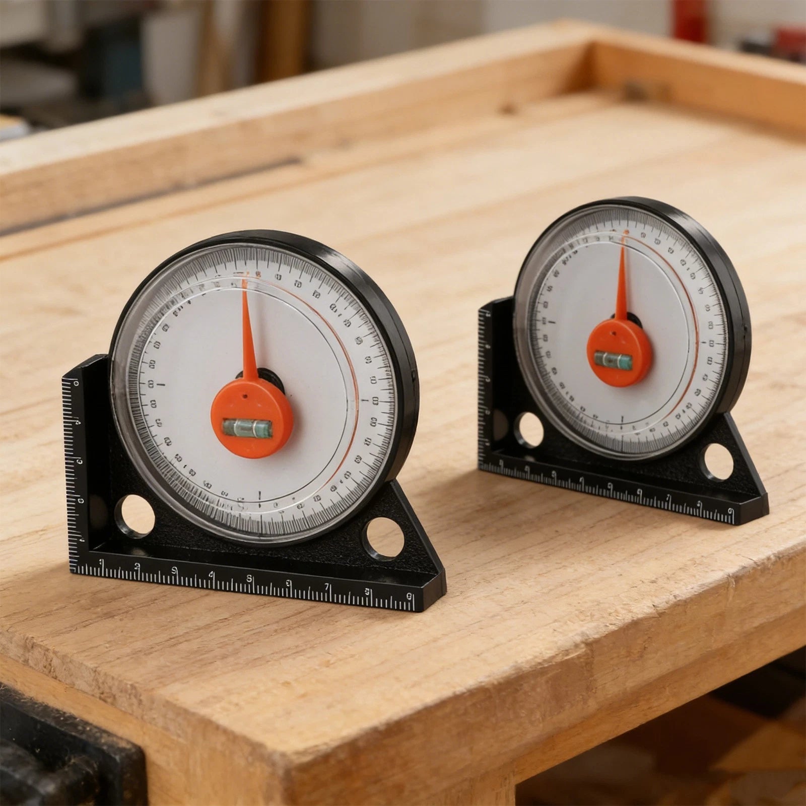 2X Magnetic Protractor Level Finder Angle Meter Tool