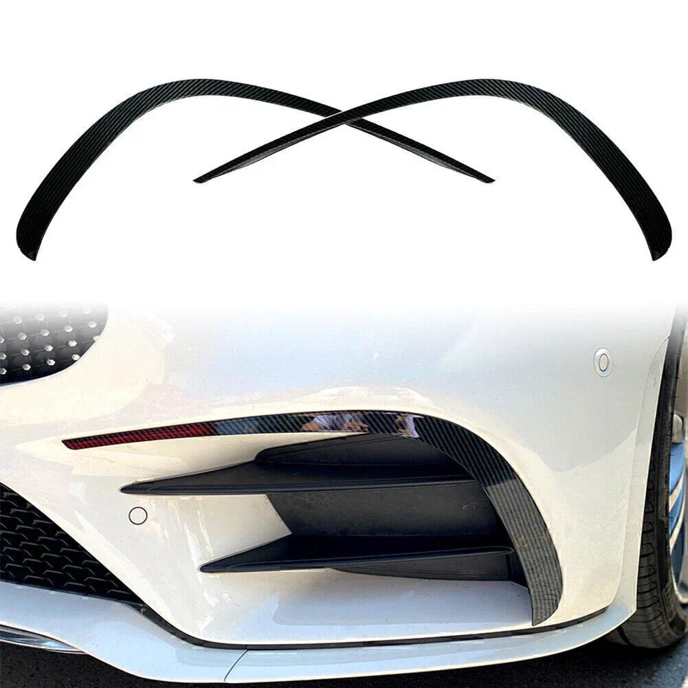 ABS Front Bumper Lip Splitter Spoiler for Mercedes CLS-Class (2018-2021)