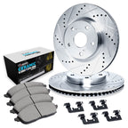 2X Brake Disc and Pad Kit for Jeep Dodge
