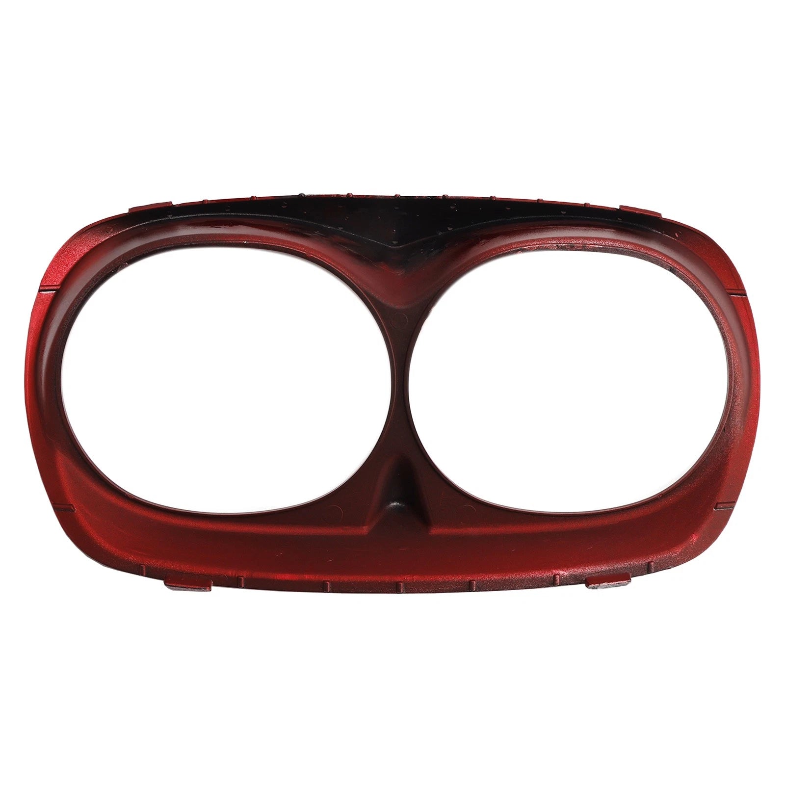 Dual Headlight Trim Bezel Cover for Harley Road Glide (1998–2013) Red