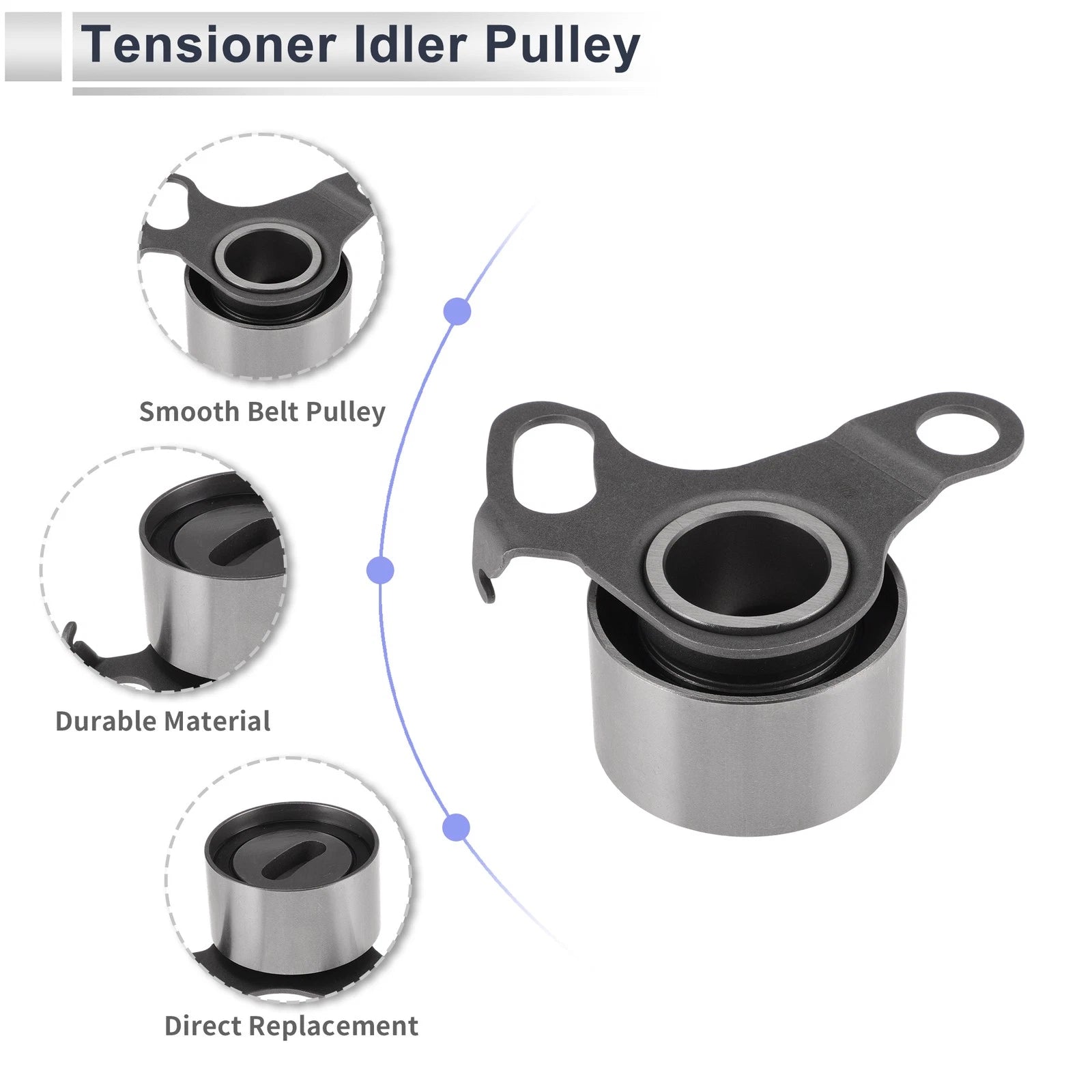 Drive Belt Idler Pulley for Toyota 4Runner (1989–1995) No. 1350554021