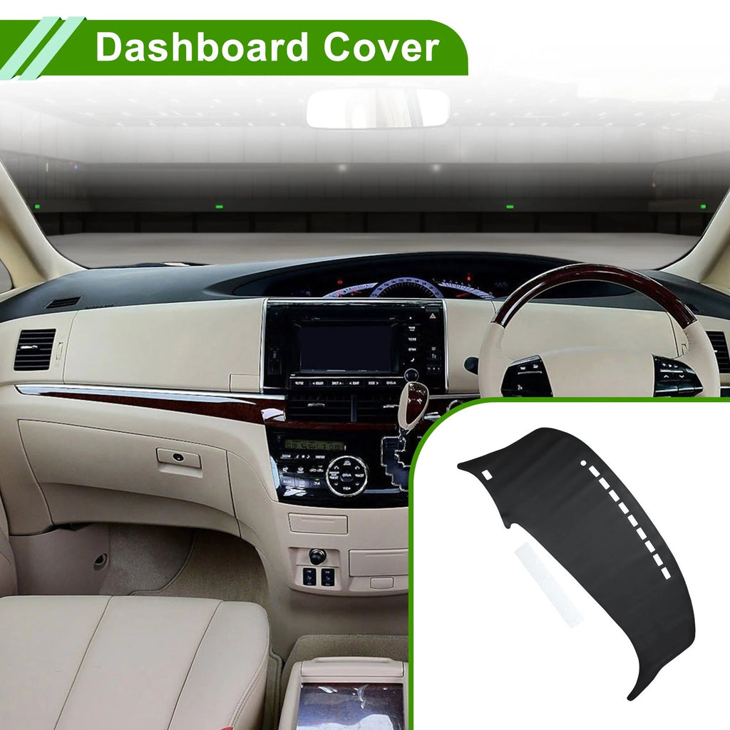Dashboard Cover Mat for Toyota Previa 50 (2006–2019) Black