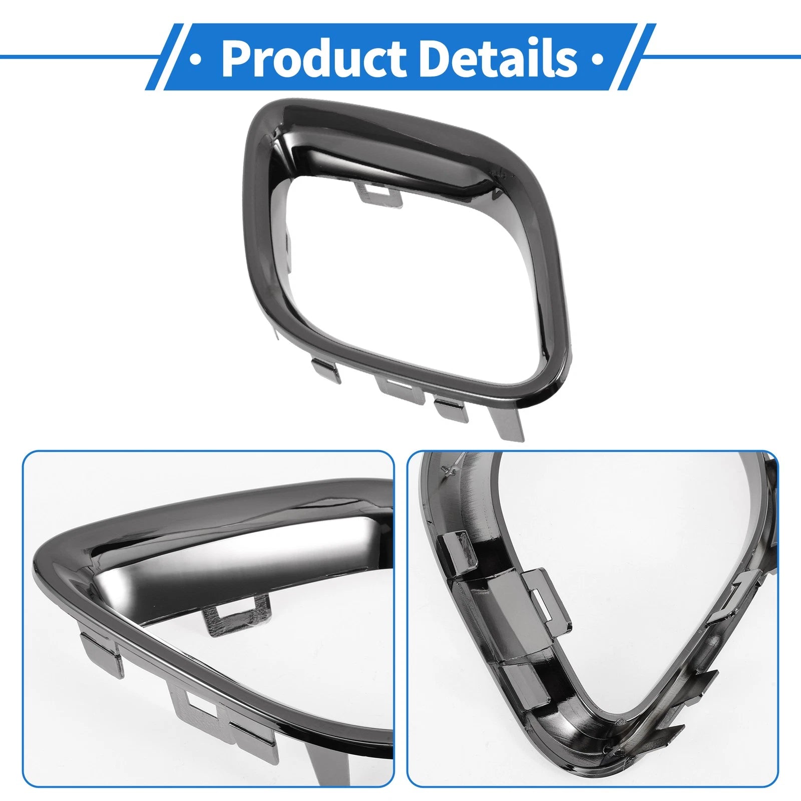 1 Pc Fog Light Grill for Buick Envision (2021–2023) No. 84925162 Black