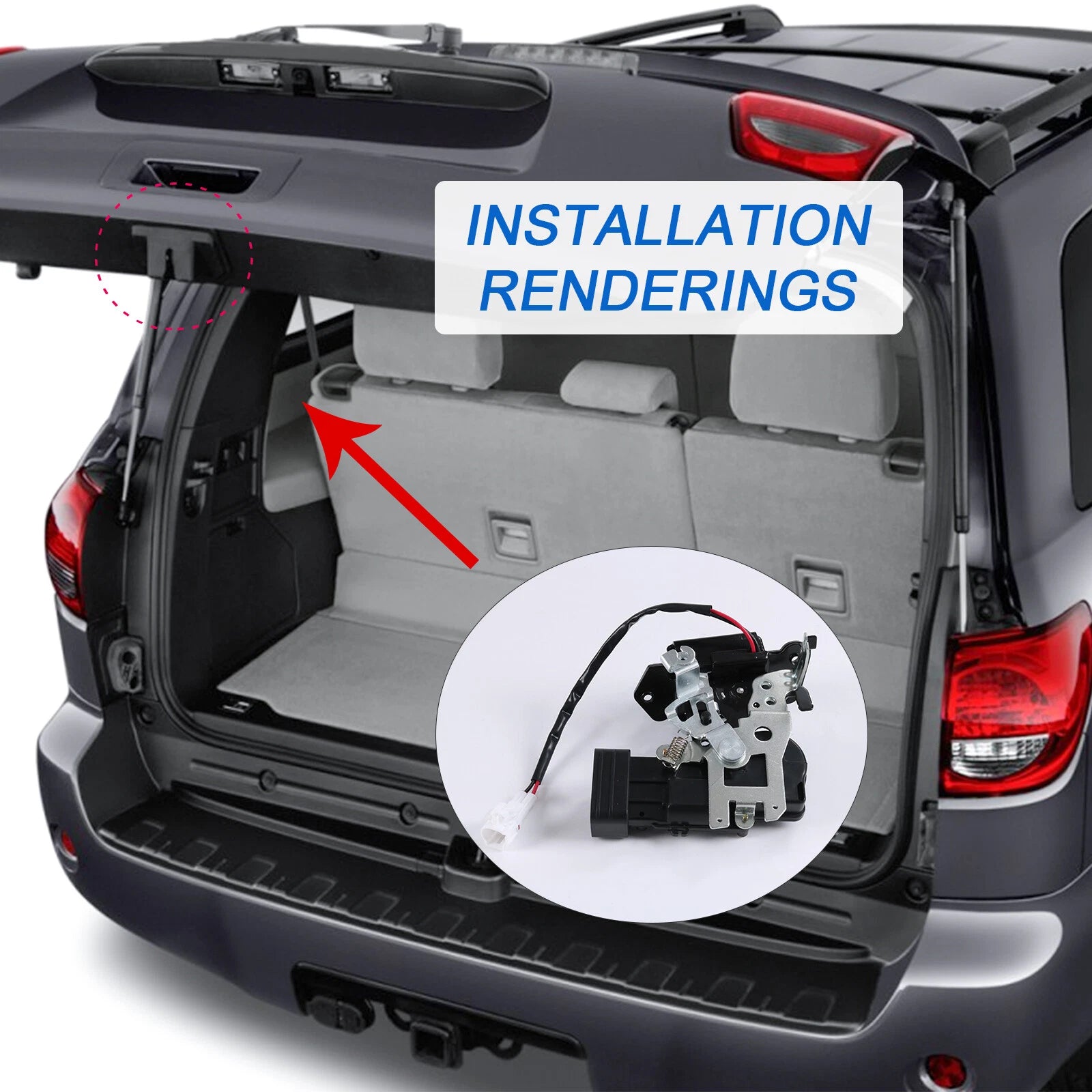 Rear Liftgate Actuator for Toyota Sequoia (2001–2007)