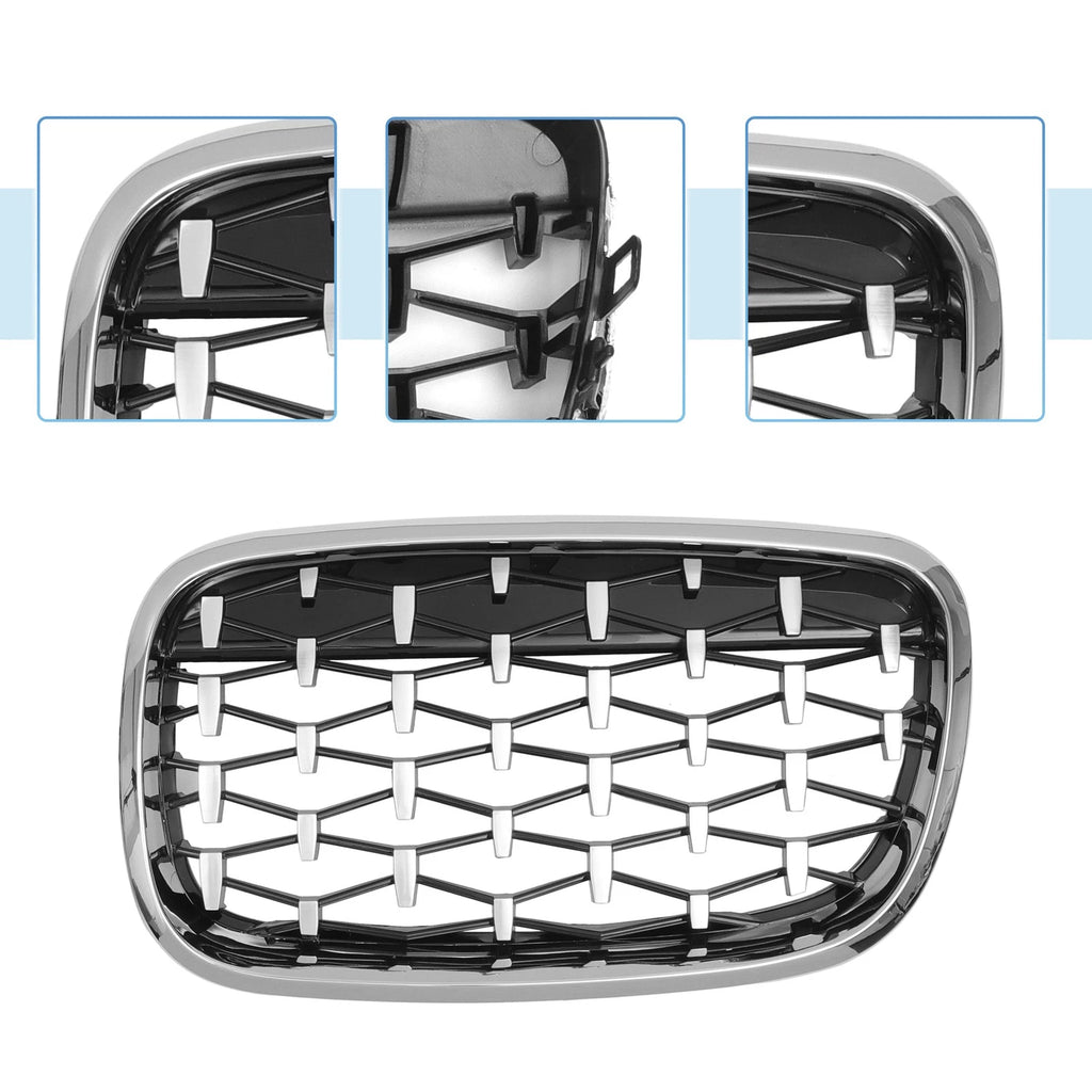 Front Hood Bumper Grille for BMW X5 X6 (2007–2013) No. 51137157687/51137157688