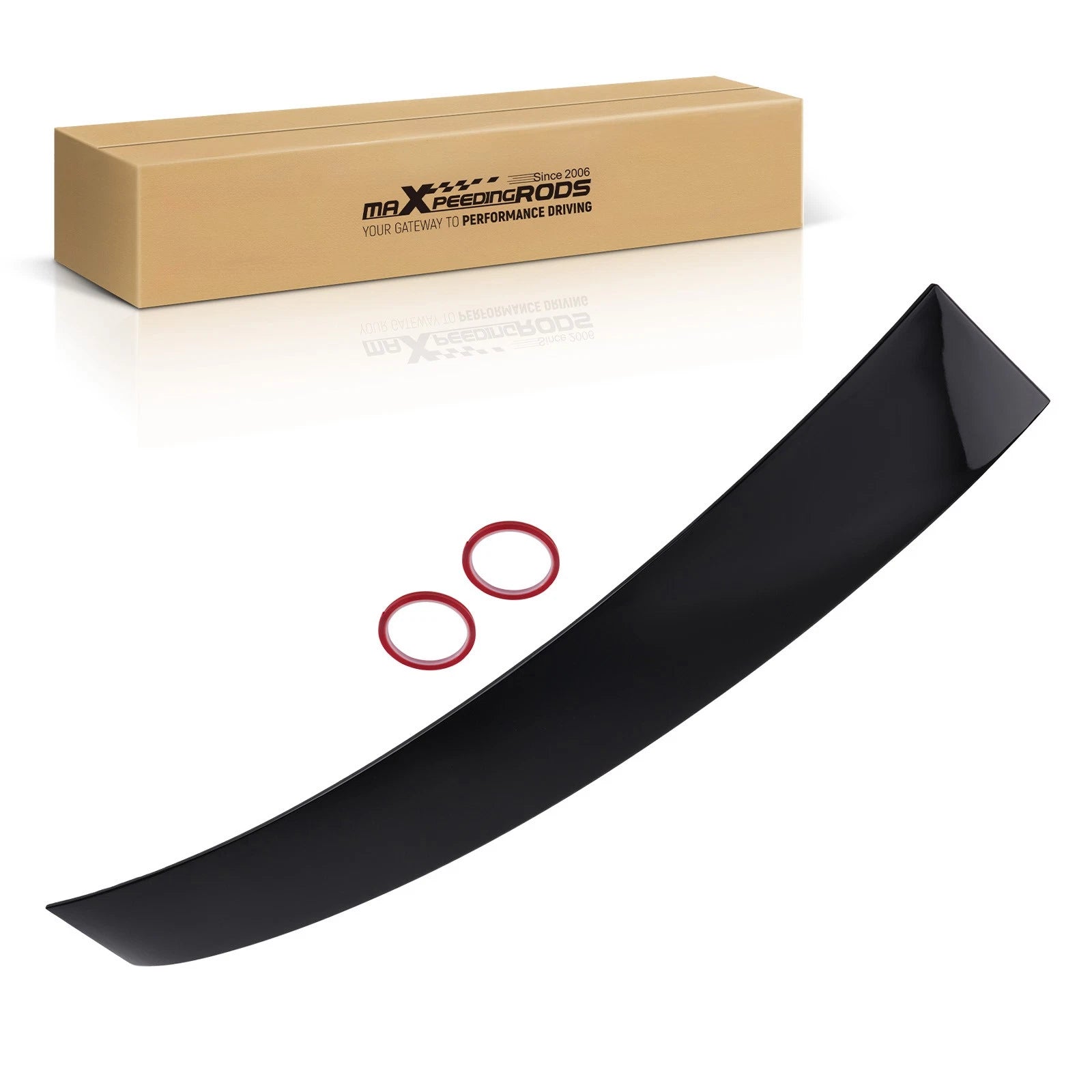 Trunk Mount Wing for Benz E-Class W212 (2010–2016) - Black Painted Finish