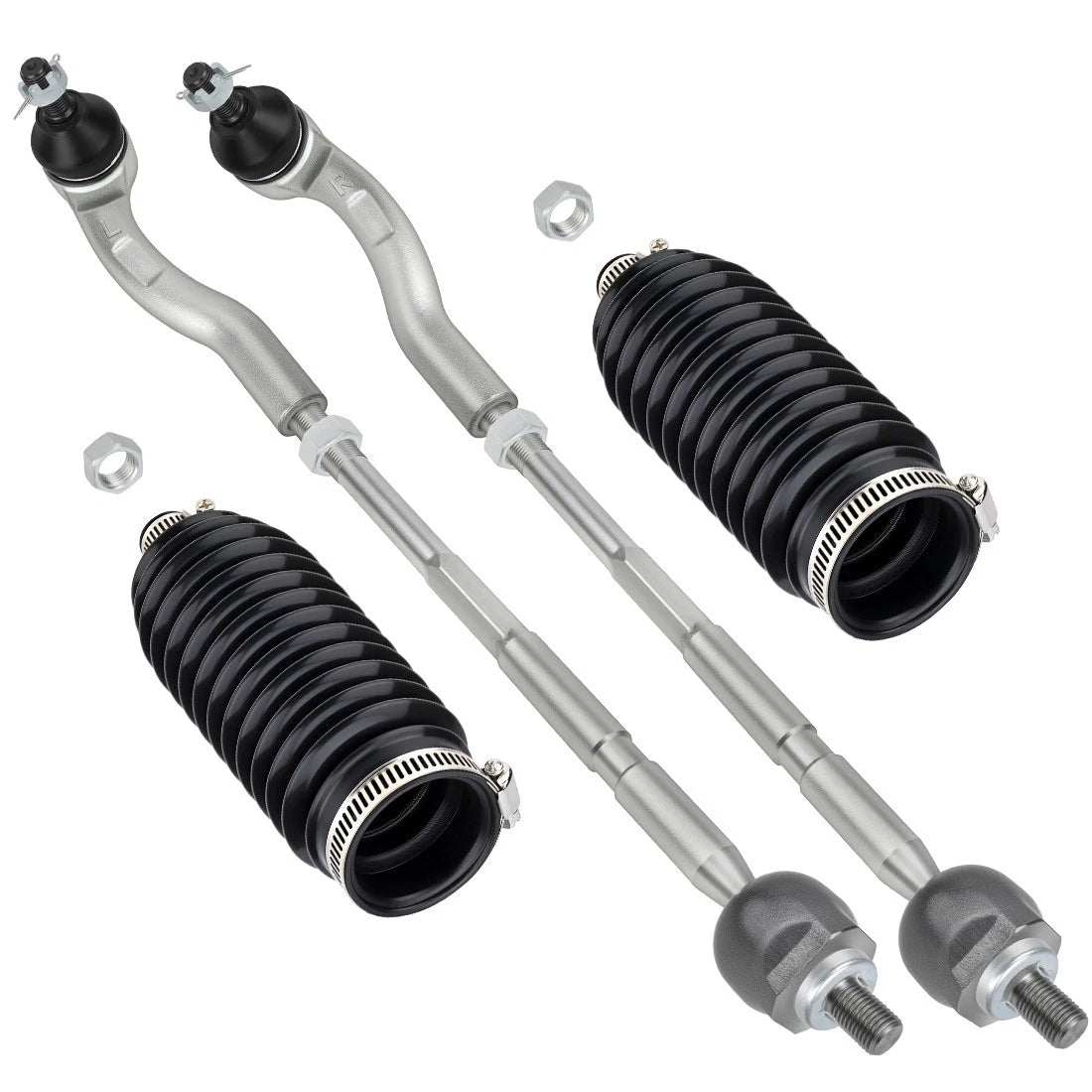 Set of 2 Tie Rod Ends w/Boot for Honda Pioneer 1000-5 (2016–2021)