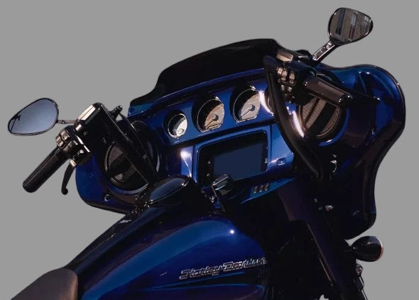 12" Ape Handlebar for Harley-Davidson Batwing (OEM 55800863) Gloss Black