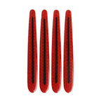 4 x Universal Car Door Handle Reflective Stickers for Scratch Protection Red