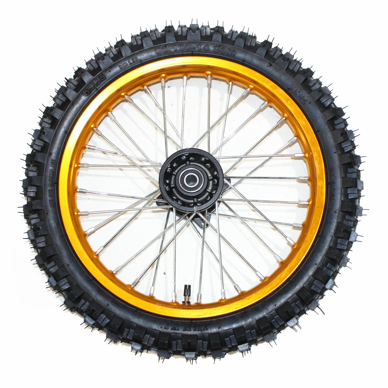 12mm Axle Front Wheel Rim Tire for PIT PRO Dirt Bike (60/100 - 14)