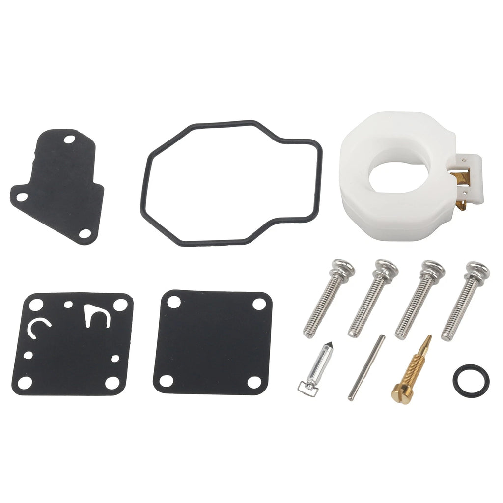 Carburetor Repair Kit 6E3-W0093-00 for Yamaha 2 Stroke 4HP 5HP Outboard