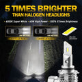 Set of 2 HB3/9005 LED Bulbs for Halogen Replacement (6000k Cool White)