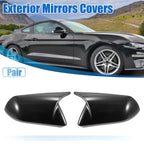1 Pair Rearview Side Mirror Cover Carbon Fiber for Ford Mustang 