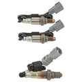 Set of 2 Oxygen Sensors for Lexus LS460 4.6L V8 AWD (2013) - 0258007020, 0258007021