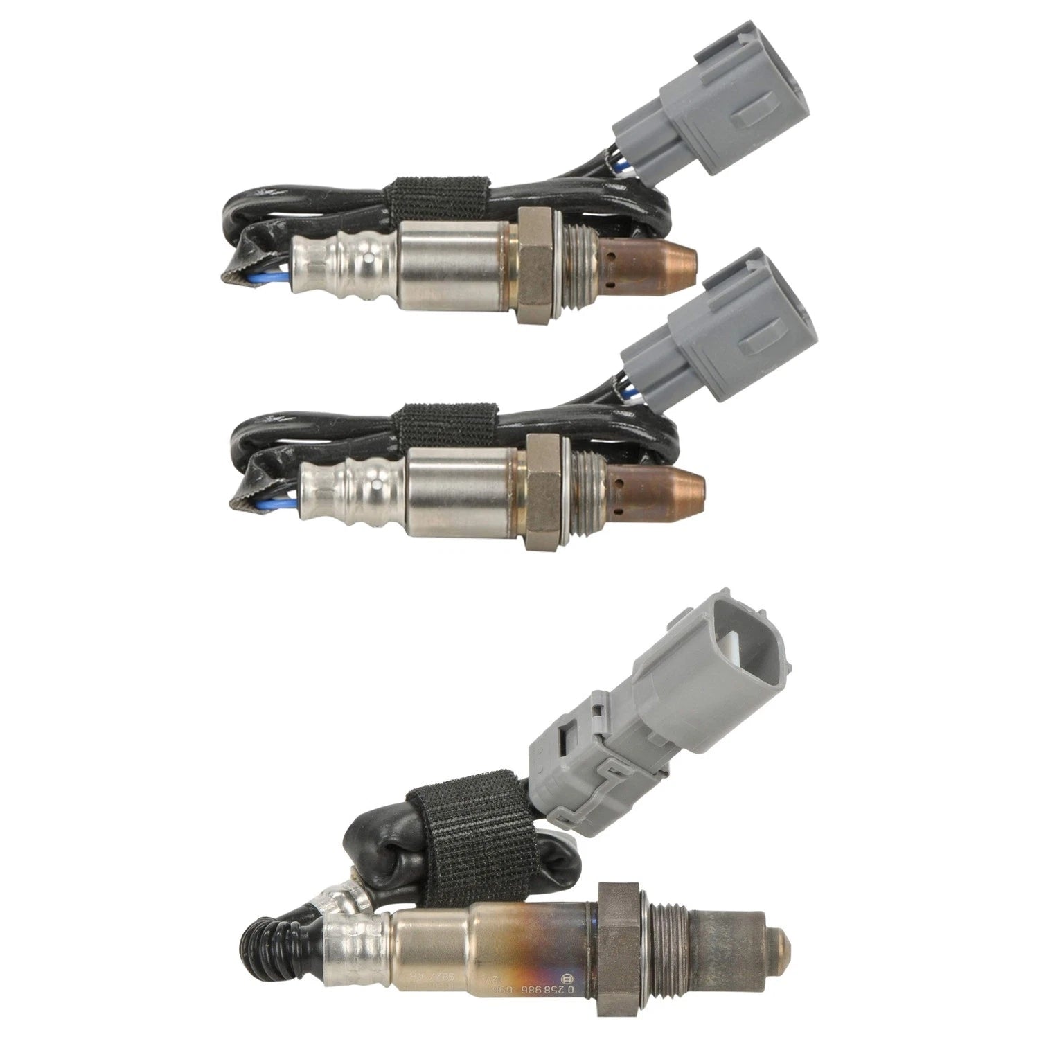 Set of 2 Oxygen Sensors for Lexus LS460 4.6L V8 AWD (2013) - 0258007020, 0258007021